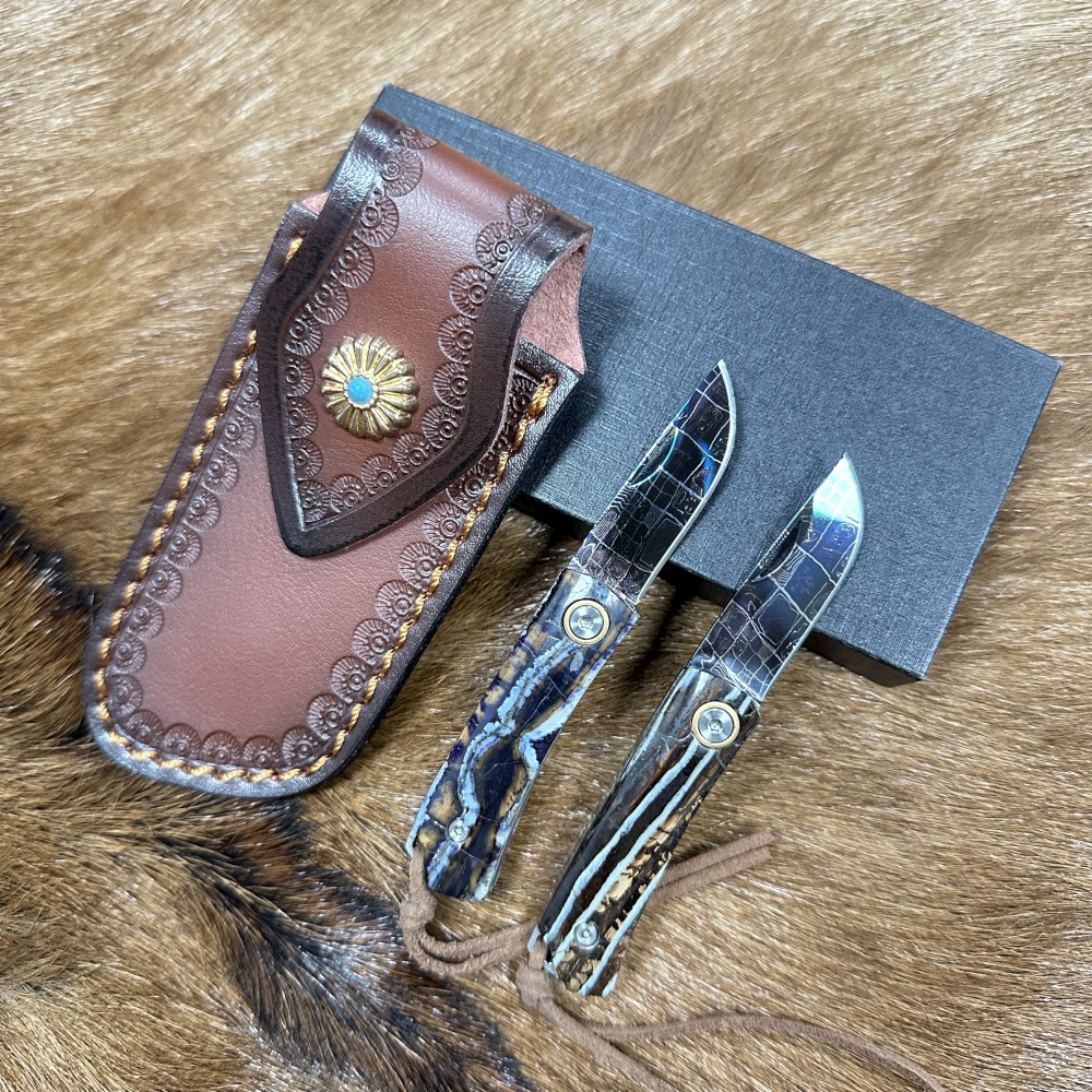 Damascus Folding Knife