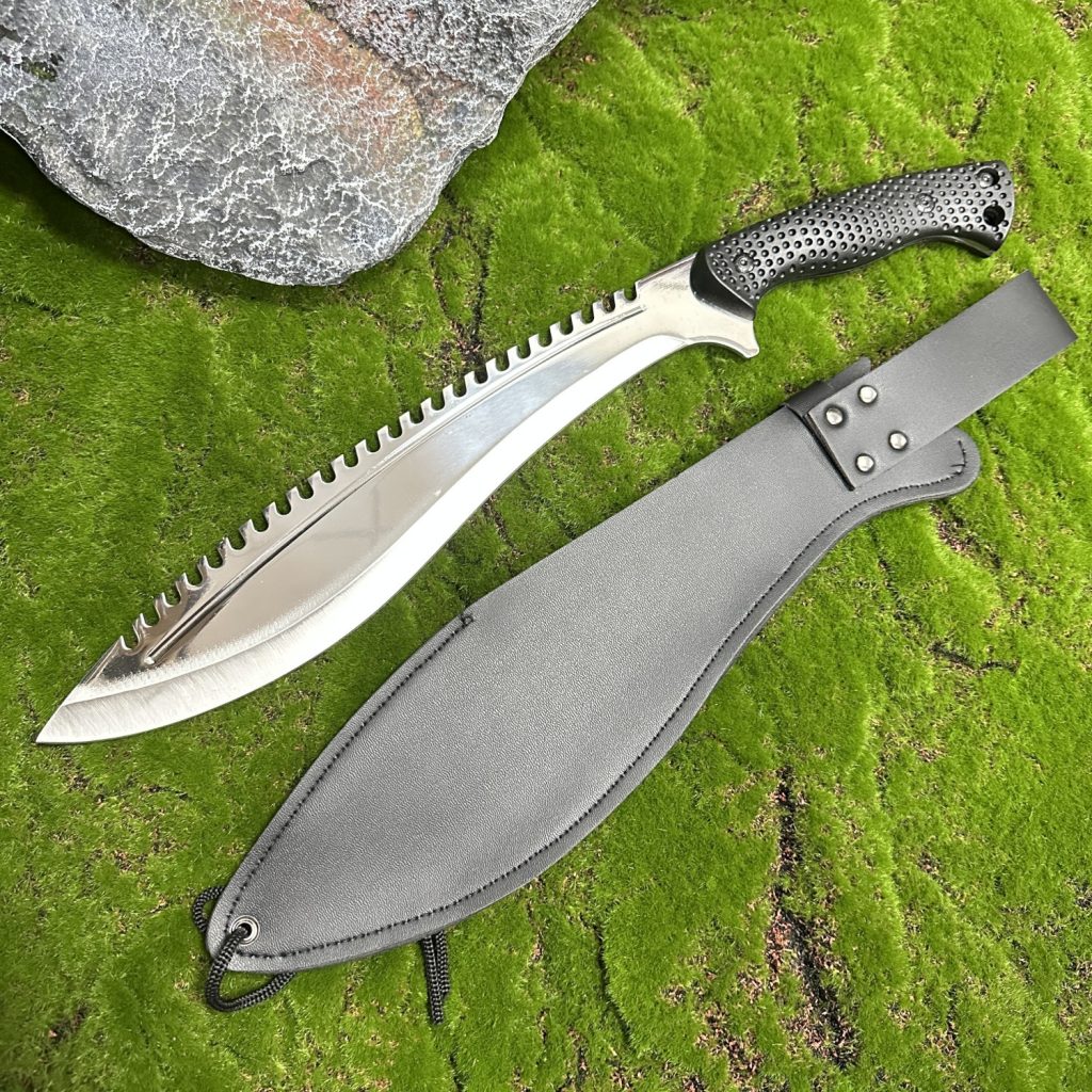 survival machete with sheath