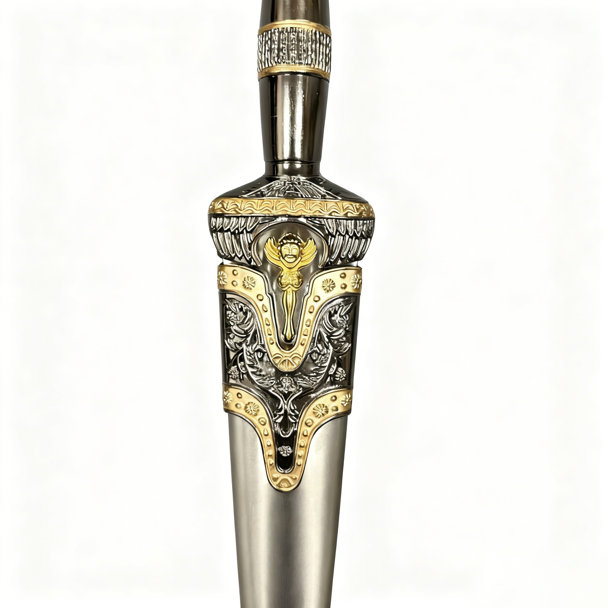 Ornate Roman Dagger Hilt Detail