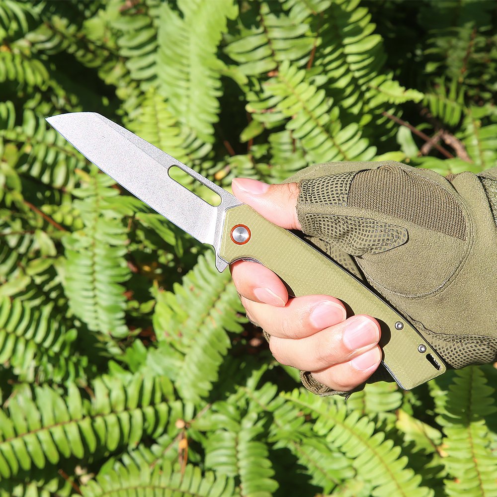 Shadow Fang-Compact EDC Folding Knife D2 Wharncliffe Blade - Image 4