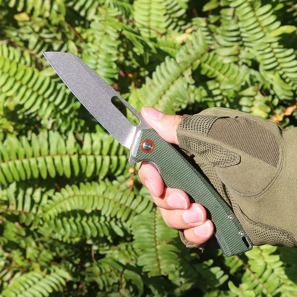 Shadow Fang-Compact EDC Folding Knife D2 Wharncliffe Blade - Image 3